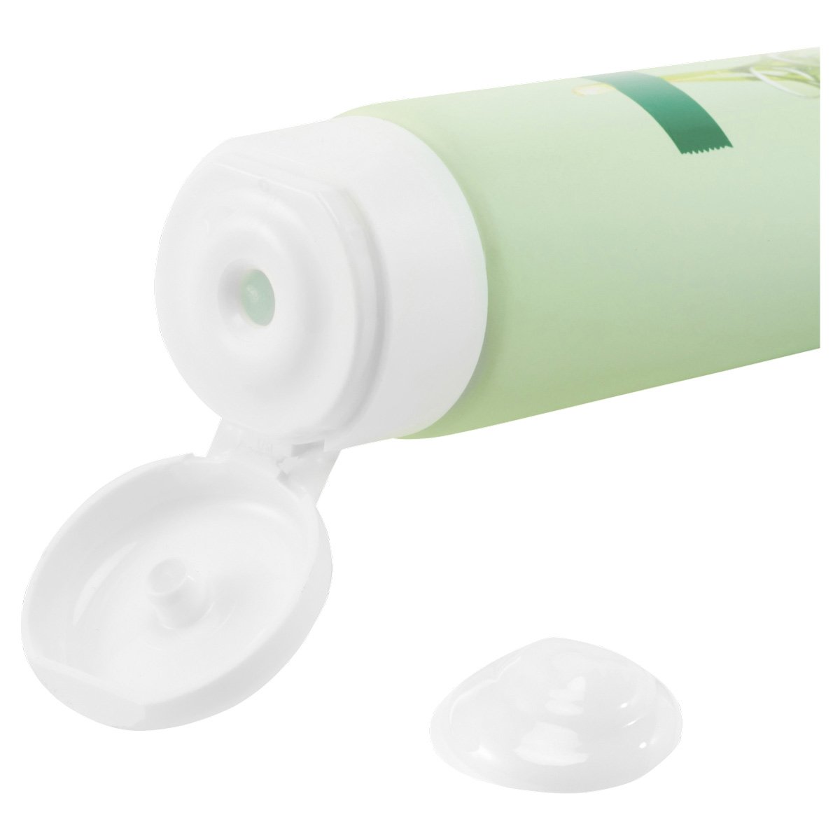 Garnier Organics Lemongrass Balancing Moisturiser open pack with texture
